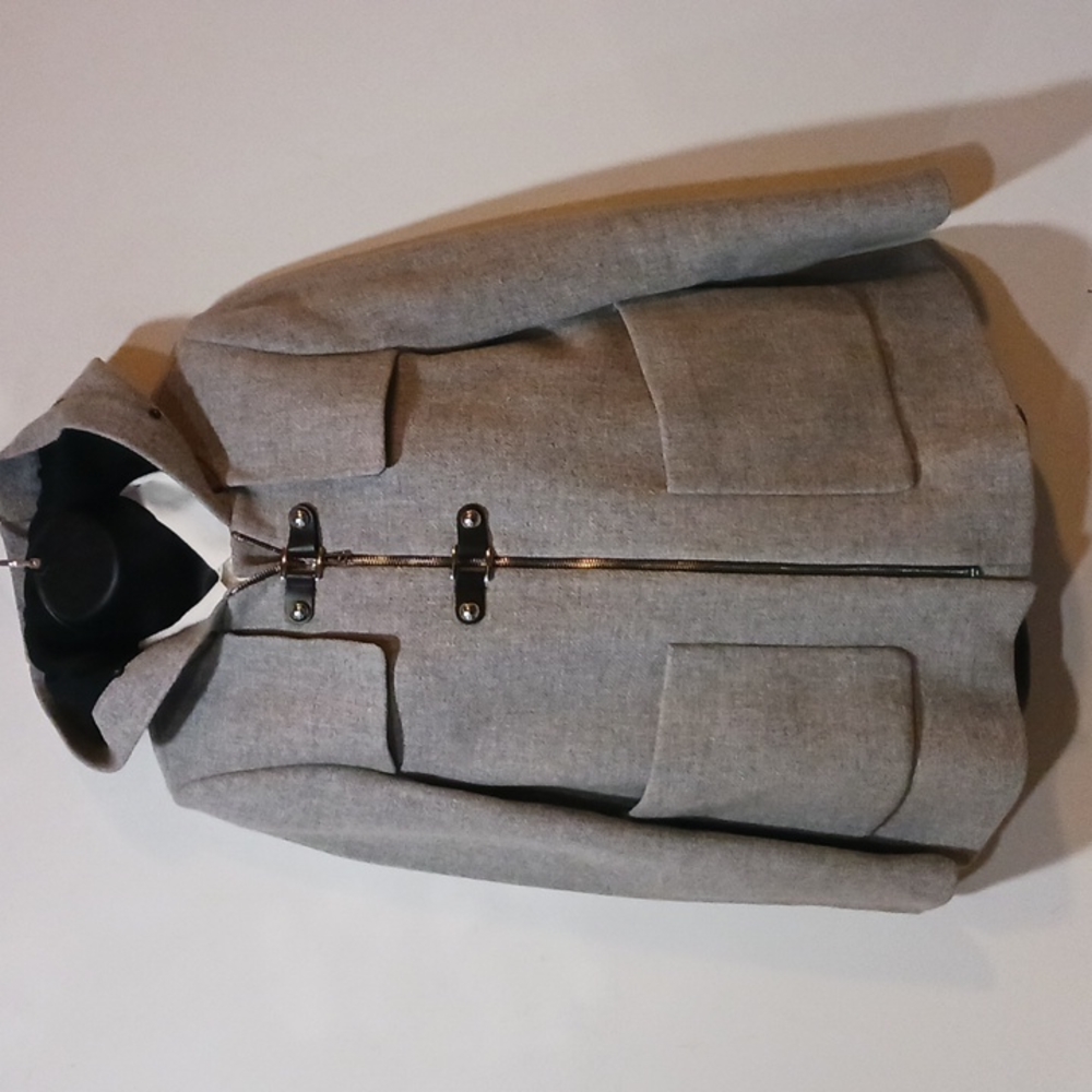Zara wool blend pea coat size S
